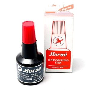 Mực Dấu Horse Không Cọ H-30CC Đỏ