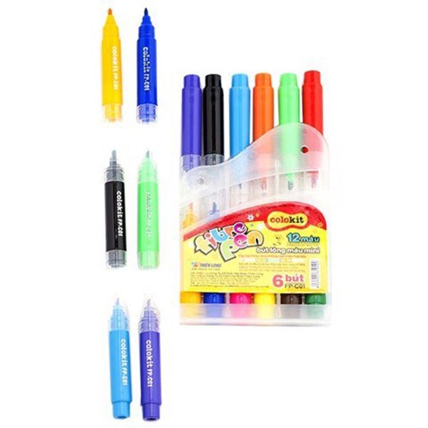 Bút lông màu Colokit CP-C01 (12 màu) - Hình ảnh 2