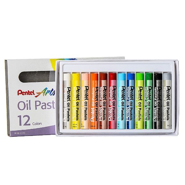 Bút sáp dầu Pentel Arts PHN-12AS (12 màu) - Hình ảnh 3