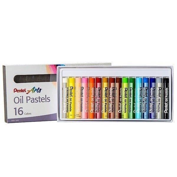 Bút sáp dầu Pentel Arts PHN-16AS (16 màu) - Hình ảnh 3