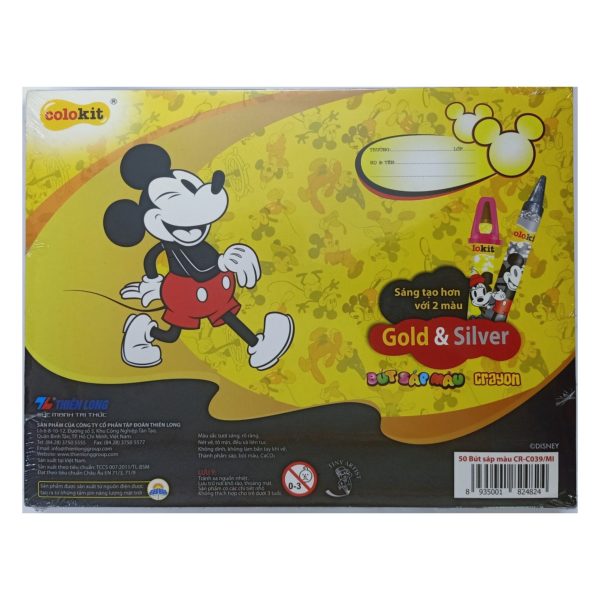 Bút sáp màu Colokit CR-C039 (48+2 màu+chuốt sáp) - Hình ảnh 2