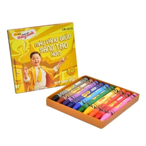 Bút sáp màu Colokit CRAYON CR-C015 (10 màu) - Hình ảnh 2