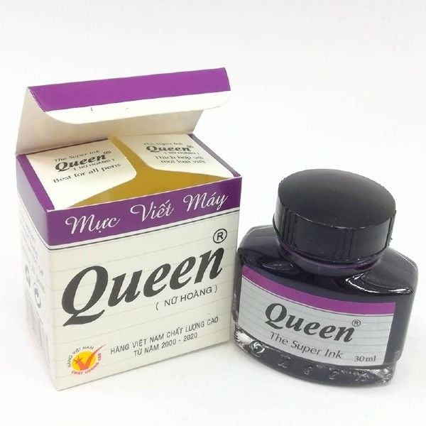 Mực viết máy Queen (Màu tím) - Hình ảnh 2