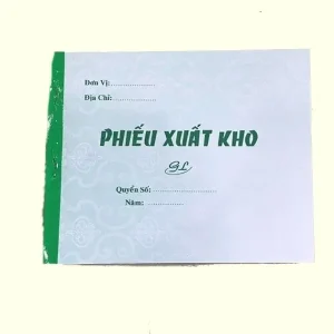 Phiếu xuất kho 3 liên A5