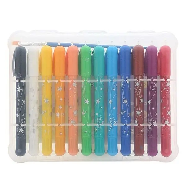 Bút sáp dầu Eras E611 (12 màu) - Hình ảnh 2