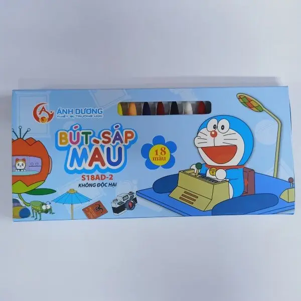 Bút sáp màu Ánh Dương S18AD-2 (18 màu) - Hình ảnh 2