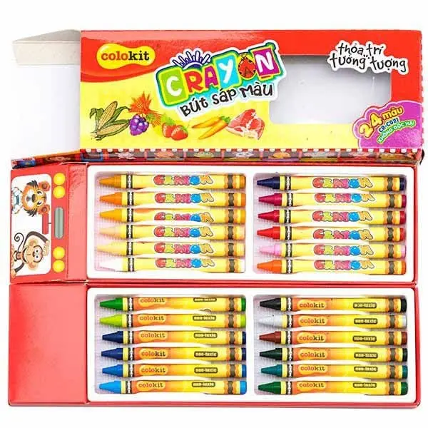 Bút sáp màu Colokit CR-C021 (24 màu) - Hình ảnh 3