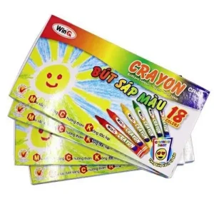 Bút sáp màu WinQ CRAYON CR-08 (18 màu)