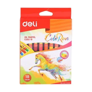 Bút sáp màu Deli C202 10 (18 màu)