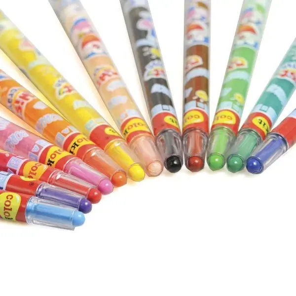 Bút sáp vặn Colokit TCR-C06/DO (12 màu) - Hình ảnh 2