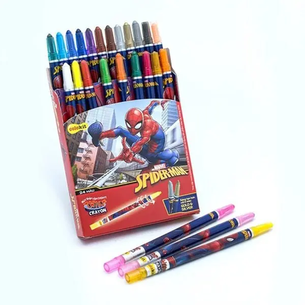 Bút sáp vặn Colokit TCR-C06/MA (24 màu) - Hình ảnh 4