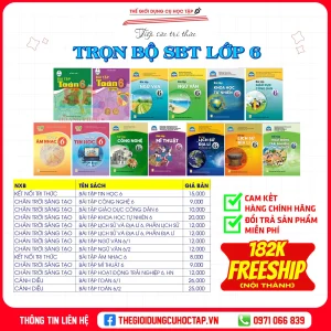 SBT TRỌN BỘ NĂM HỌC LỚP 6 (NĂM HỌC 2023 - 2024)
