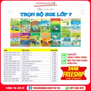 SGK TRỌN BỘ NĂM HỌC LỚP 7 (NĂM HỌC 2023 - 2024)